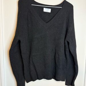 Old Navy Classic Black Knit Pullover
